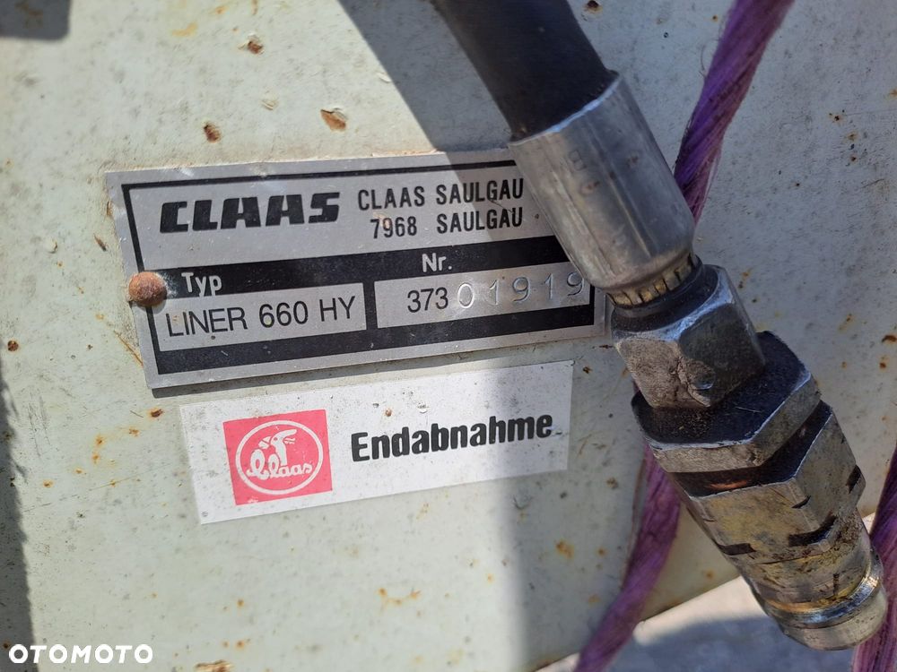 Claas Liner 660 HY - 9
