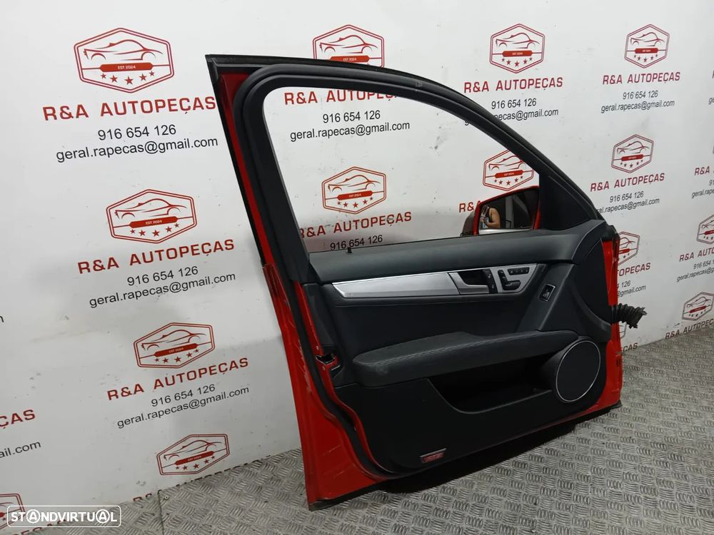 Porta Frente Frontal Esquerdo Mercedes Class C W204 Facelift Original - 6