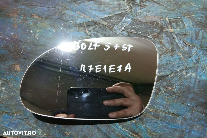 Sticla oglinda stanga Volkswagen VW Golf 5 [2003 - 2009] Plus minivan - 1