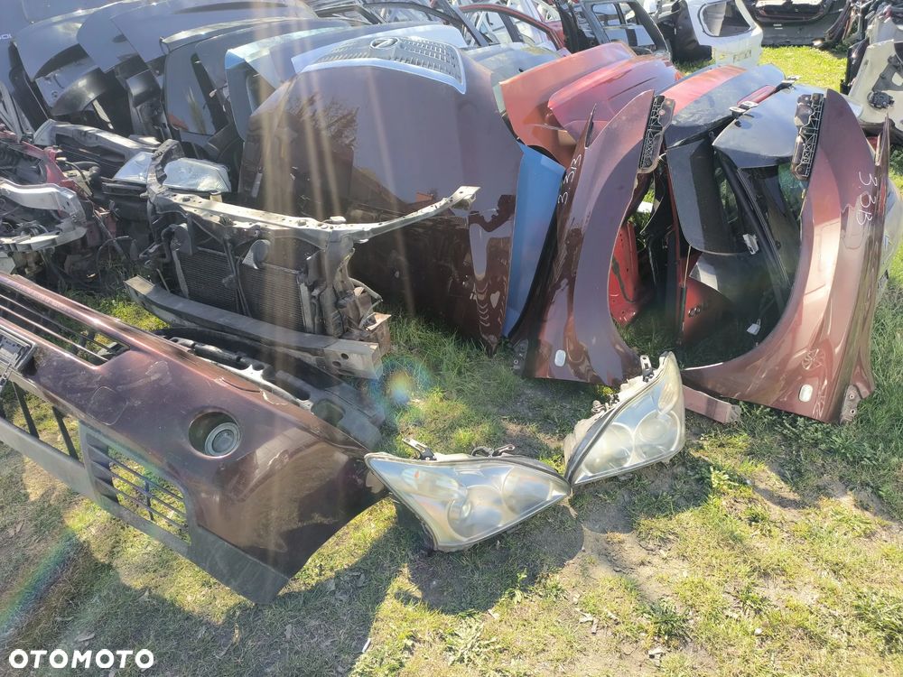 Zderzak przód przedni KOMPLETNY Spryski HALOGEN LEXUS RX II 400 RX400 H - 4