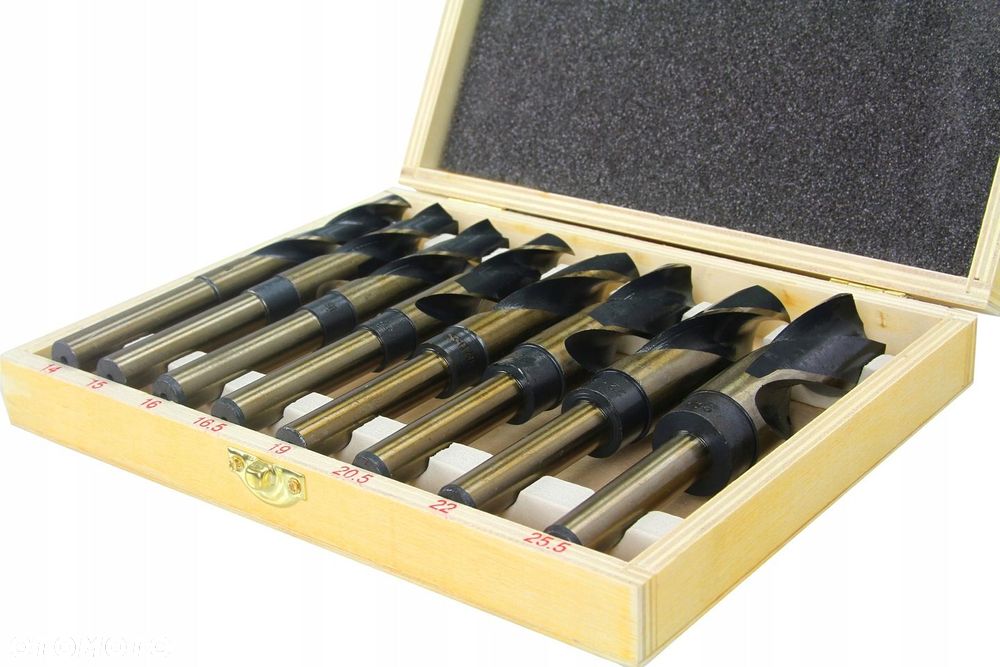 Zestaw wierteł do metalu Mar-pol 30611 8 sztuk - 10