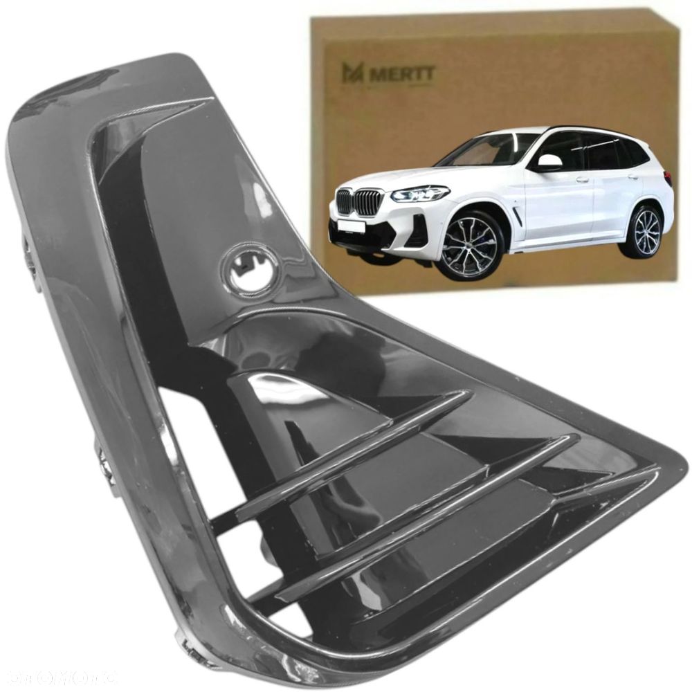 KRATKA atrapa zaślepka zderzaka PRAWA BMW G01 G02 LCI M PAKIET 51115A41F68 - 1