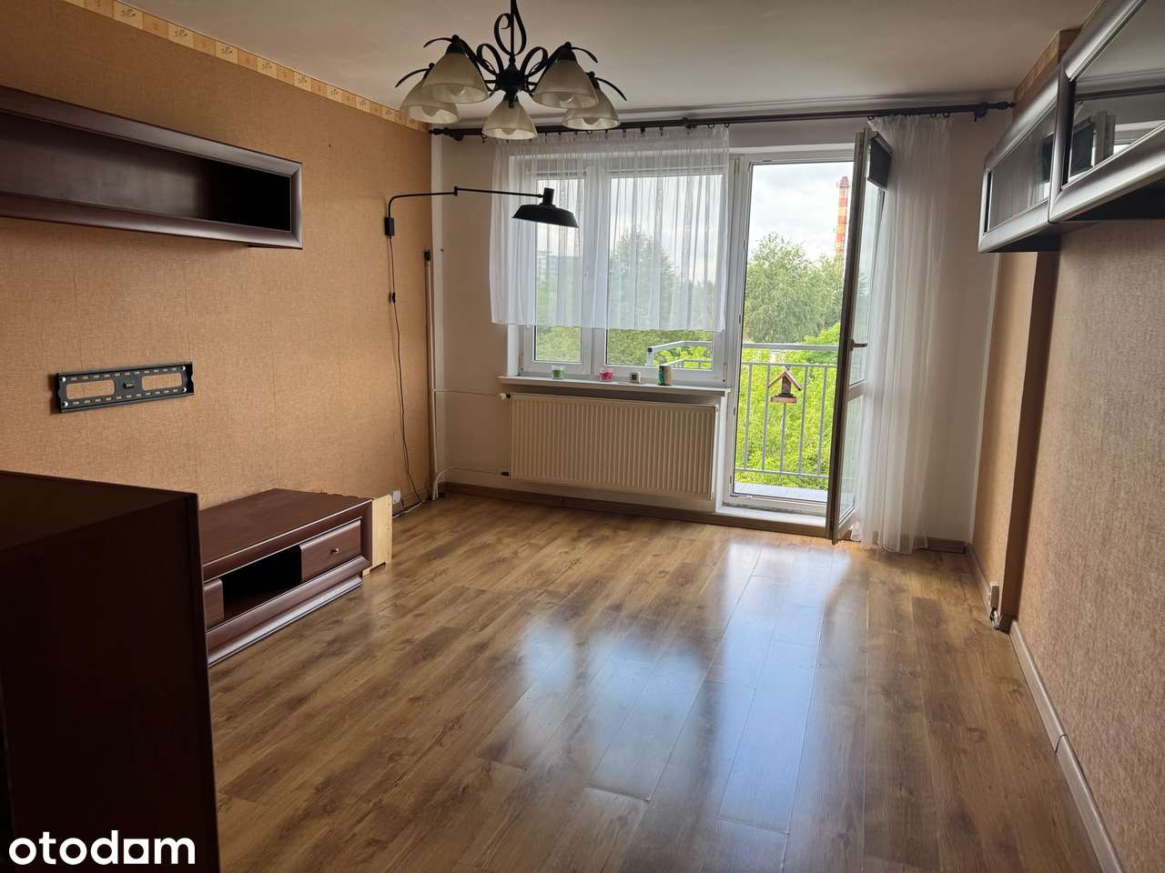 Widok na las, balkon.