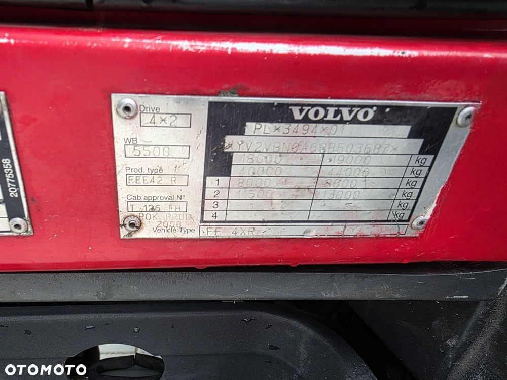 Volvo FE  320 / WYWROTKA  + HDS / ROTATOR - 21