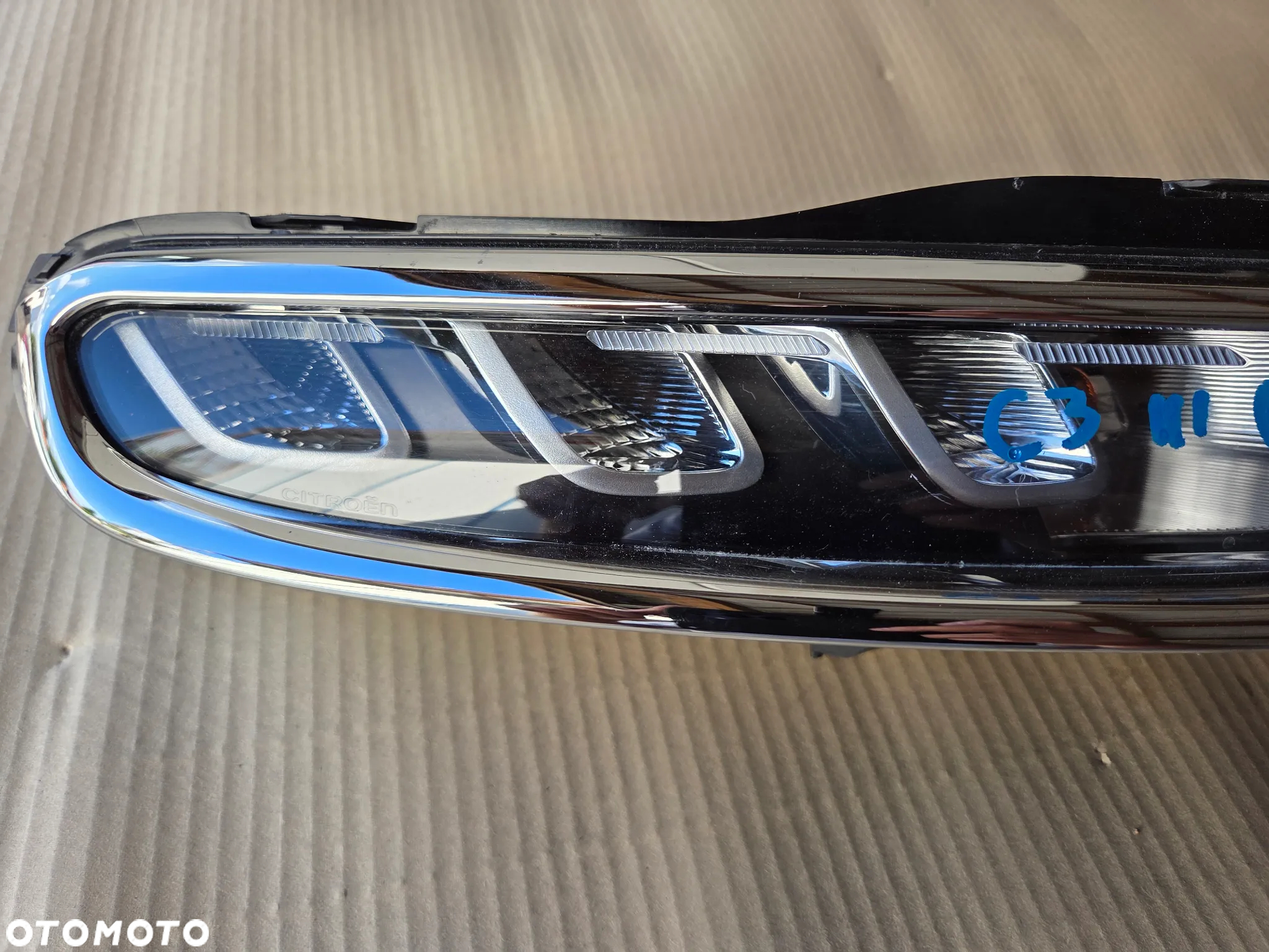 Światło do jazdy dziennej DRL LED prawy Citroen C3 III - 4
