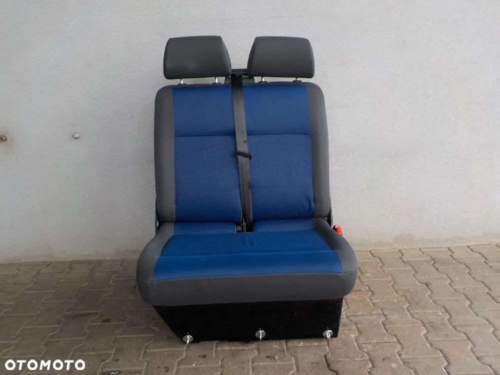 VW T5 FOTEL PODWÓJNY PASAŻERA PRZÓD DWÓJKA - 2