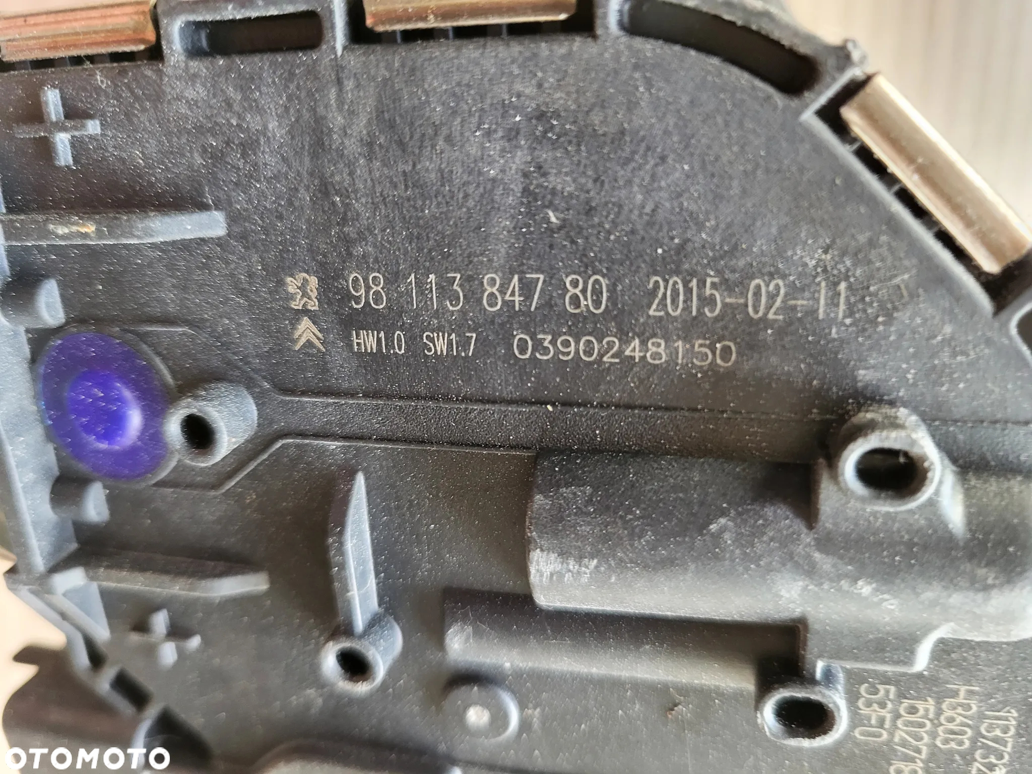 Mechanizm silniczek wycieraczek lewy Citroen C4 Picasso II - 3
