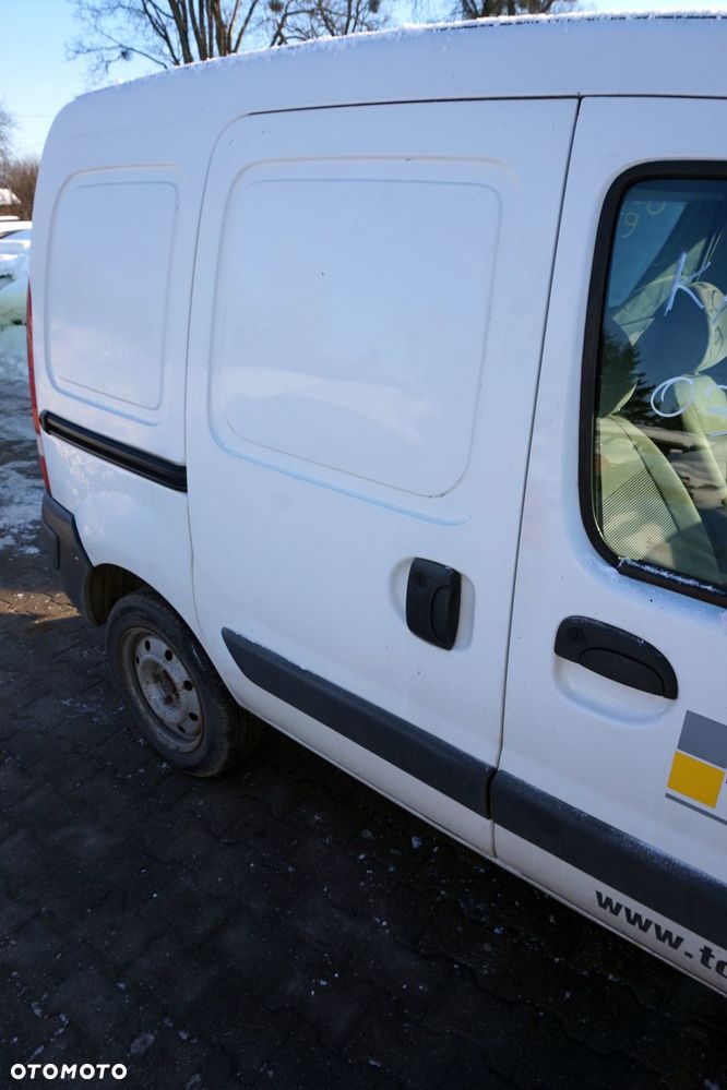 DRZWI TYLNE PRAWE KANGOO I PH2 LIFT O389  BIAŁY RENAULT 2003-2008 - 2