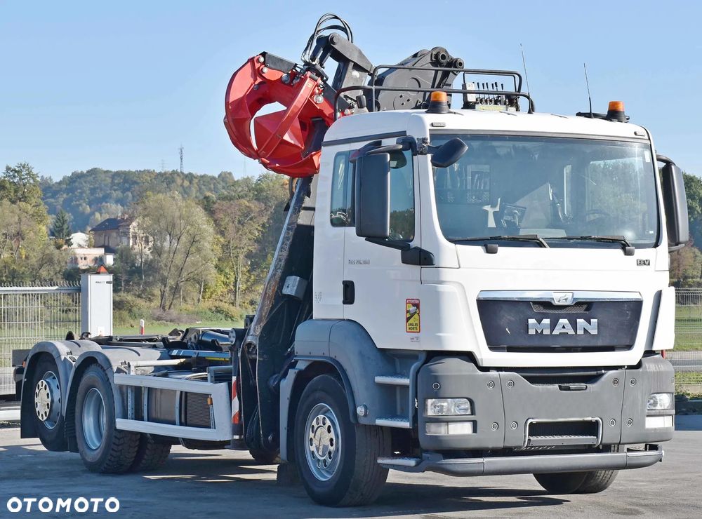 MAN TGS 26.360 * HAKOWIEC + KESLA 2114 Z * STAN BDB - 3