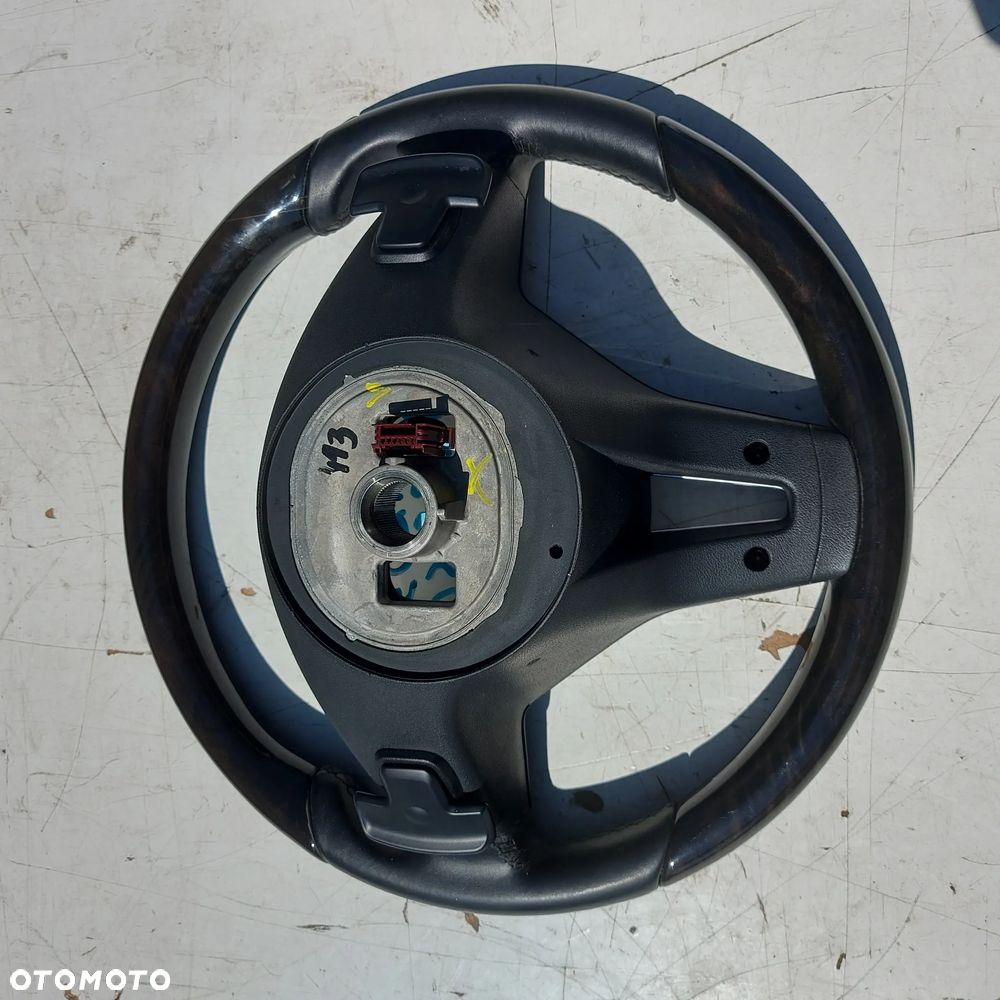 KIEROWNICA SKORA DREWNO MULTIFUNKCYJNA MERCEDES CLS W218 E W212 C W204 ORYGINAL DEMONTAZ 2184604203 - 5