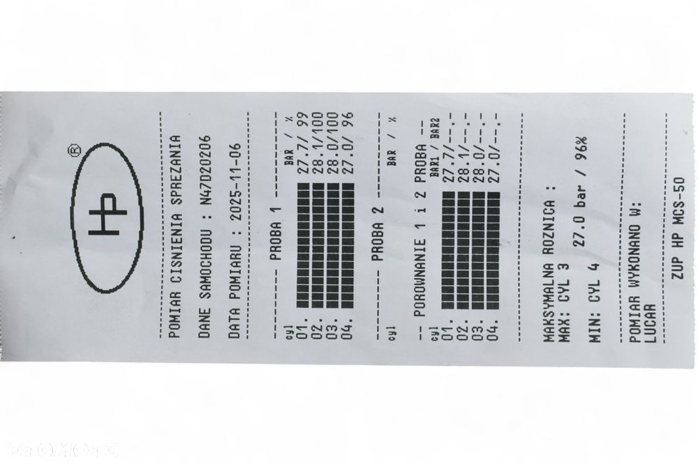 Silnik BMW F10 F11 F20 F30 F34 2.0d 184KM N47D20C 11r Euro 5  KOMPRESJA - 16