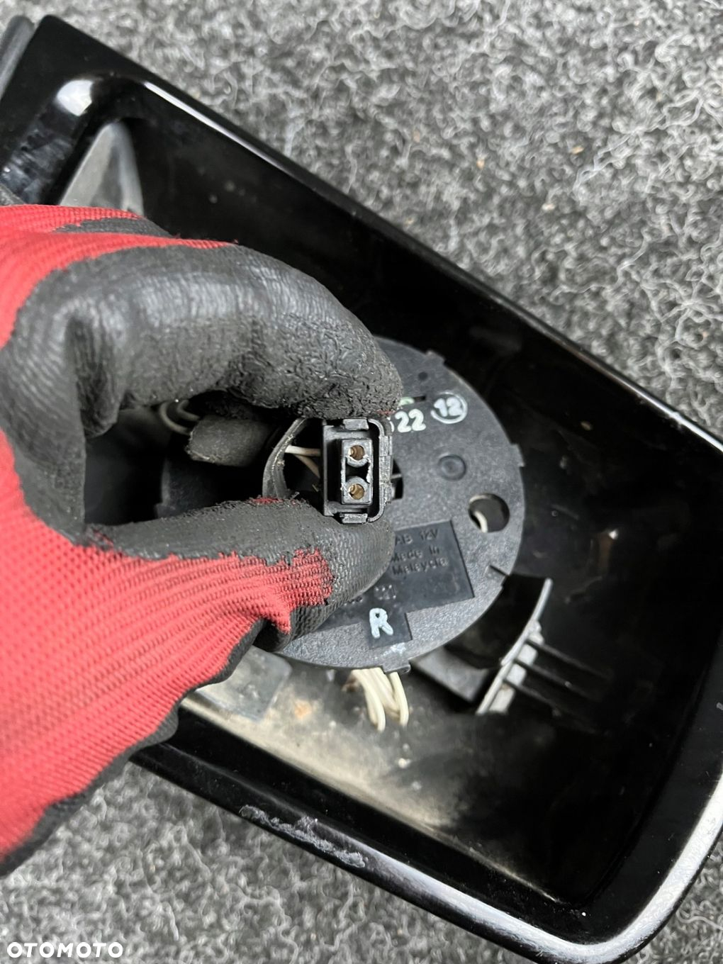lusterko prawe elektryczne mercedes w202 5 pin - 12
