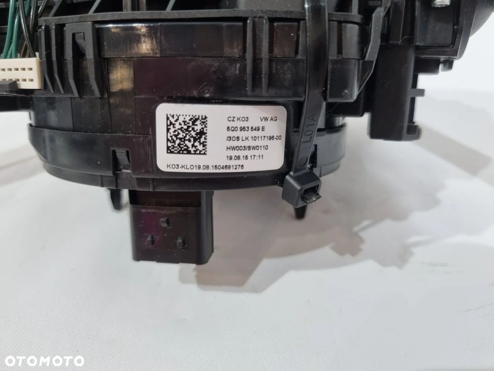 VW GOLF VII TAŚMA MANETKI PRZEŁĄCZNIK ZESPOLONY 5Q0953513AJ 5Q0953549E - 4