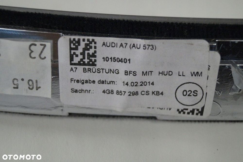 AUDI A7 4G KOMPLET LISTWY DEKORY KB4 DREWNO BEAUFORT - 5