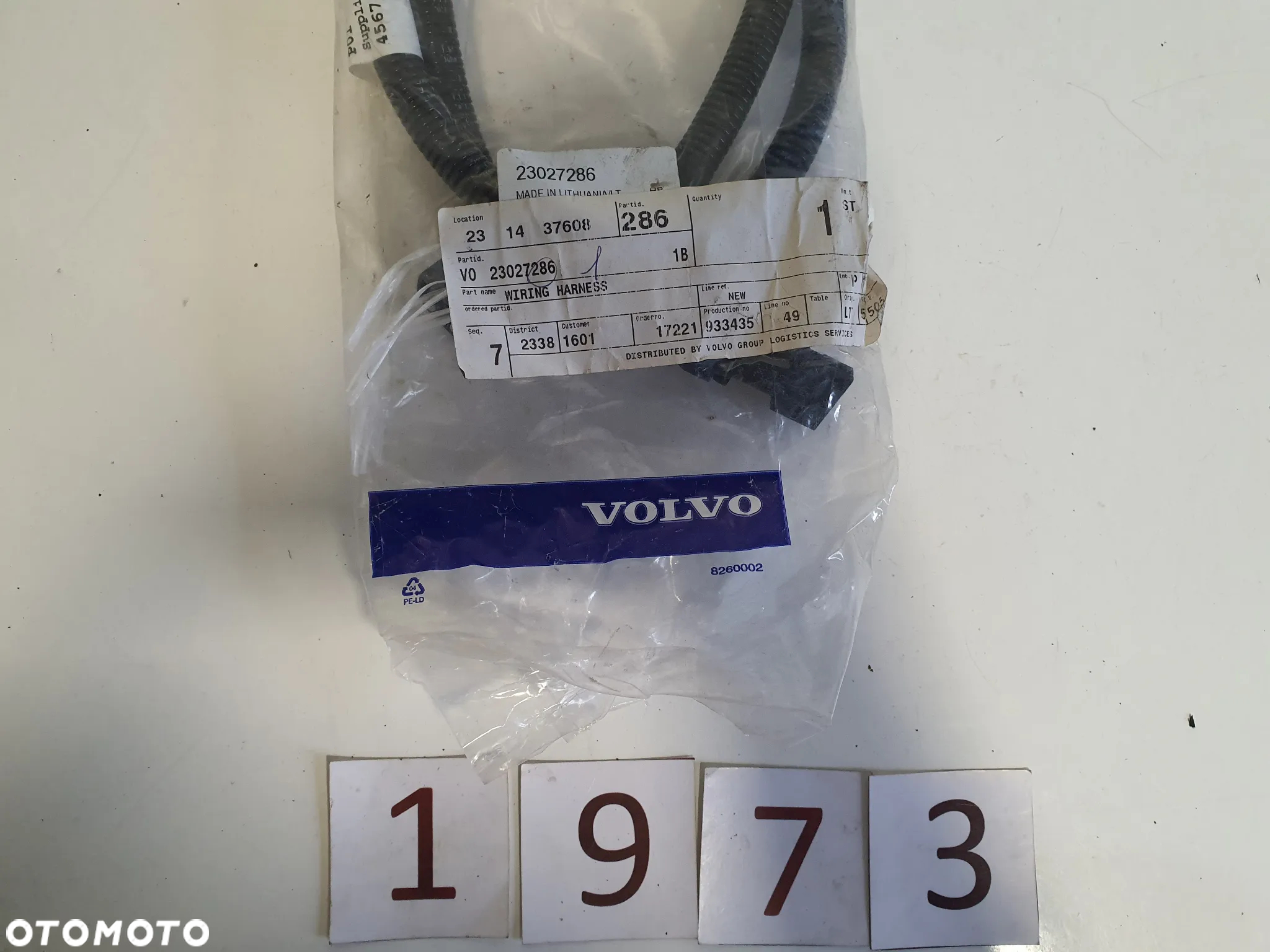 Przewód elektryczny Volvo 23027286 - 5