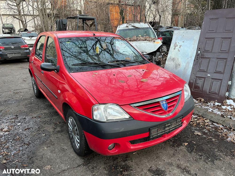 Bara fata completa Dacia Logan 1 rosu passion 2004-2009 - 5