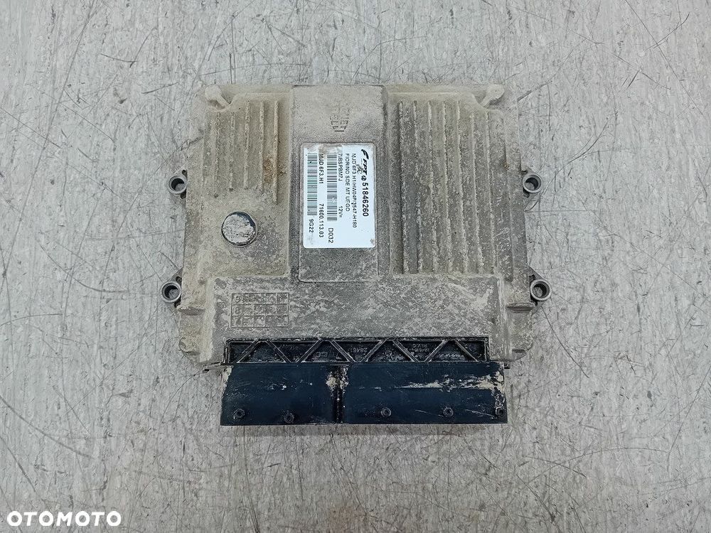 KOMPUTER, STEROWNIK FIAT FIORINO IV 51846260 MJD6F3H1 1.3 JTD - 1