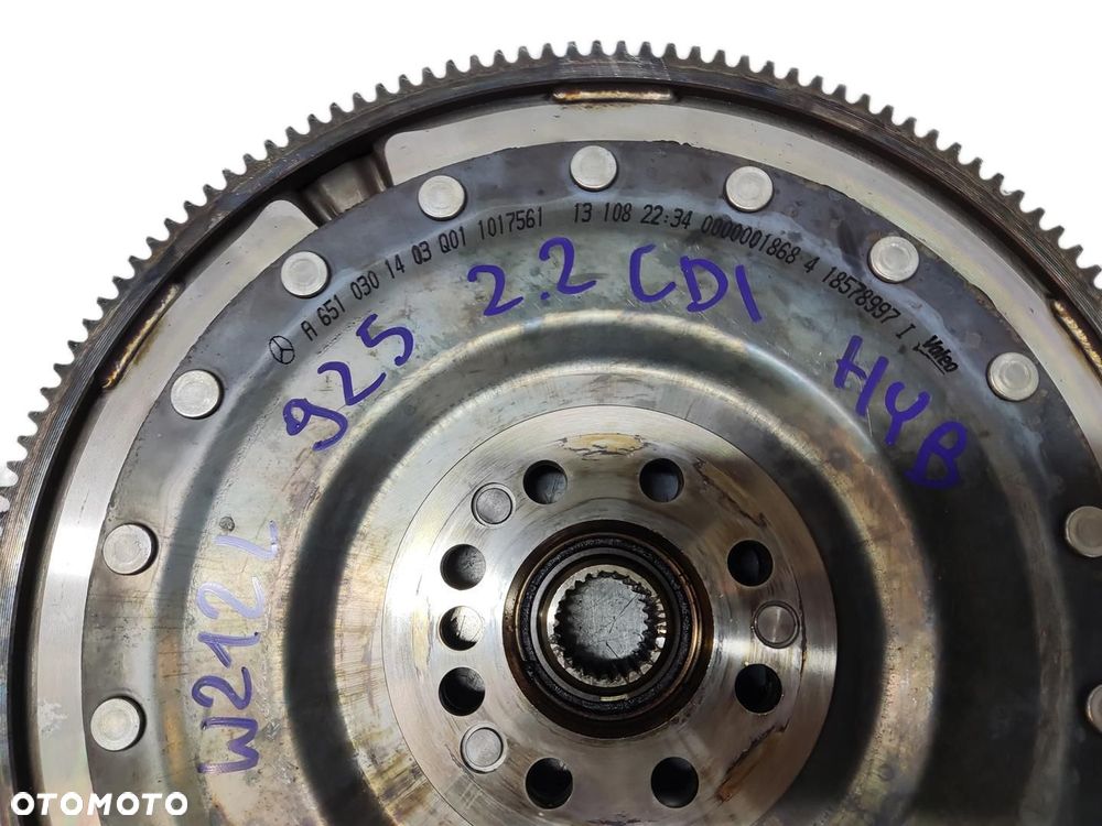 MERCEDES W212 LIFT 2.2 CDI HYBRYDA SPRZĘGŁO DWUMASA A6510301403 - 6