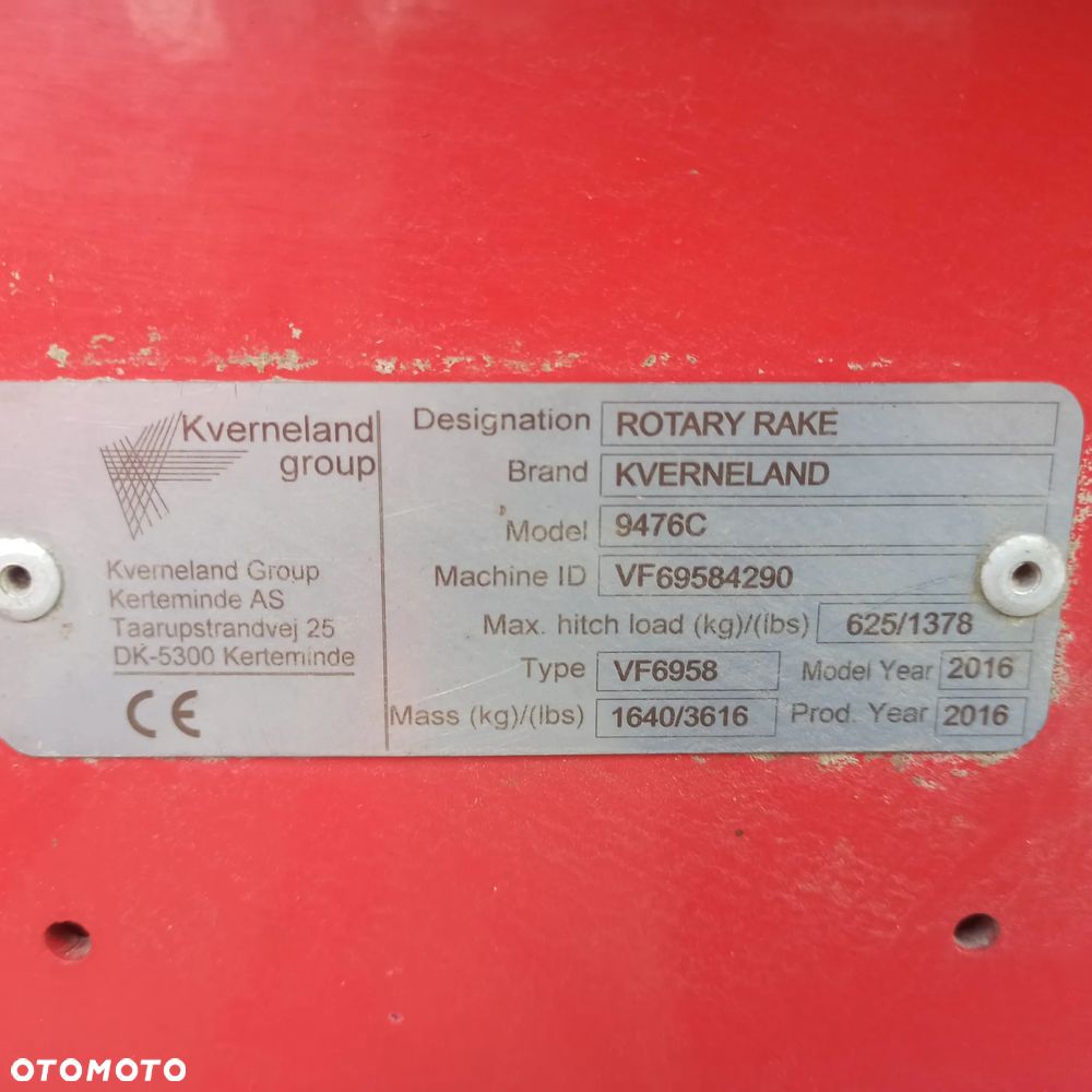 Kverneland Taarup 9476C - 5