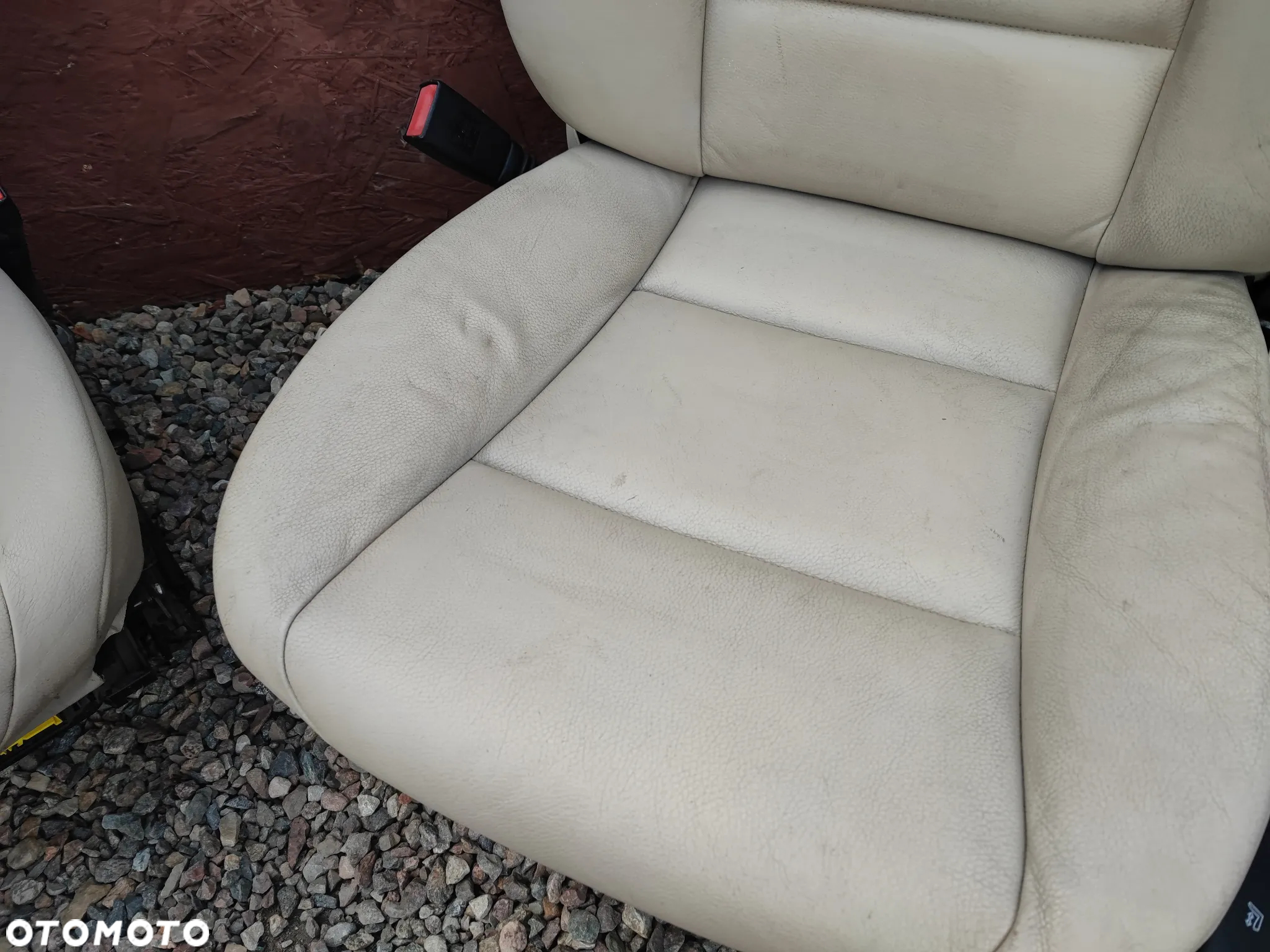 BMW F10 / F11 ORYGINALNE FOTELE PRZEDNIE LEWEY / PRAWY W KOLORZE OYSTER / DAKOTA CREMA ELEKTRYCZNE, PODGRZEWANE O NR. 52 10 9 172 763 OEM - 8