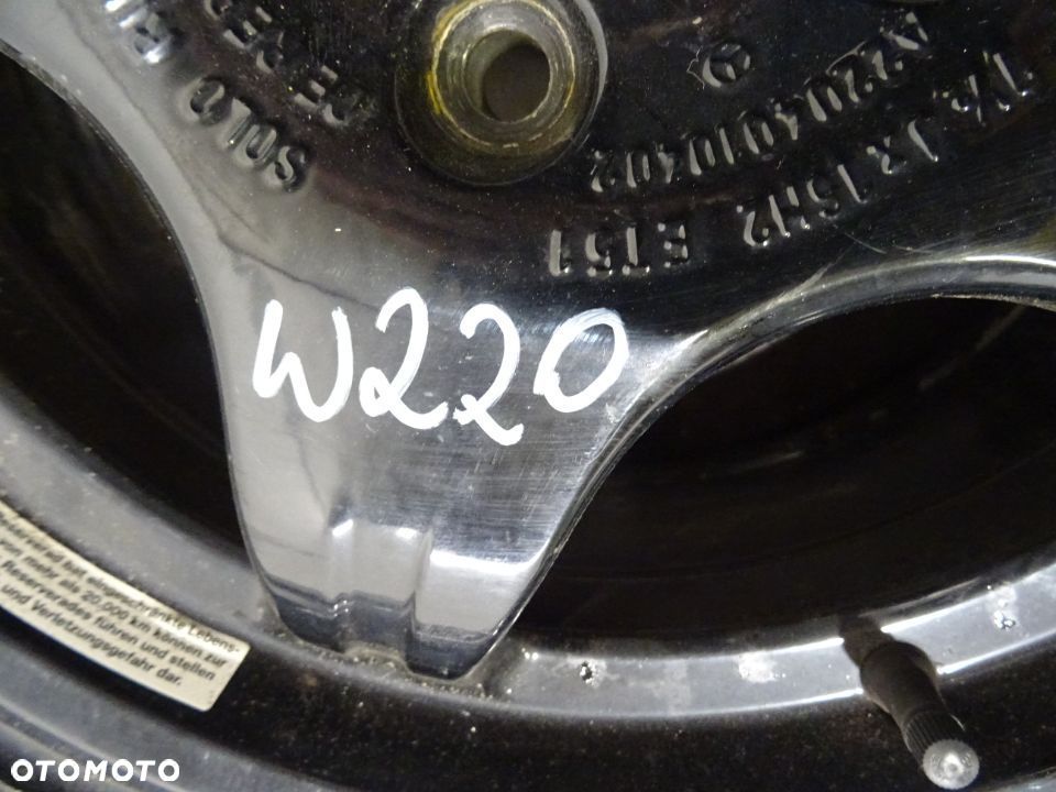 MERCEDES W220 98-01 3.2B KOŁO ZAPASOWE ZAPAS - 4