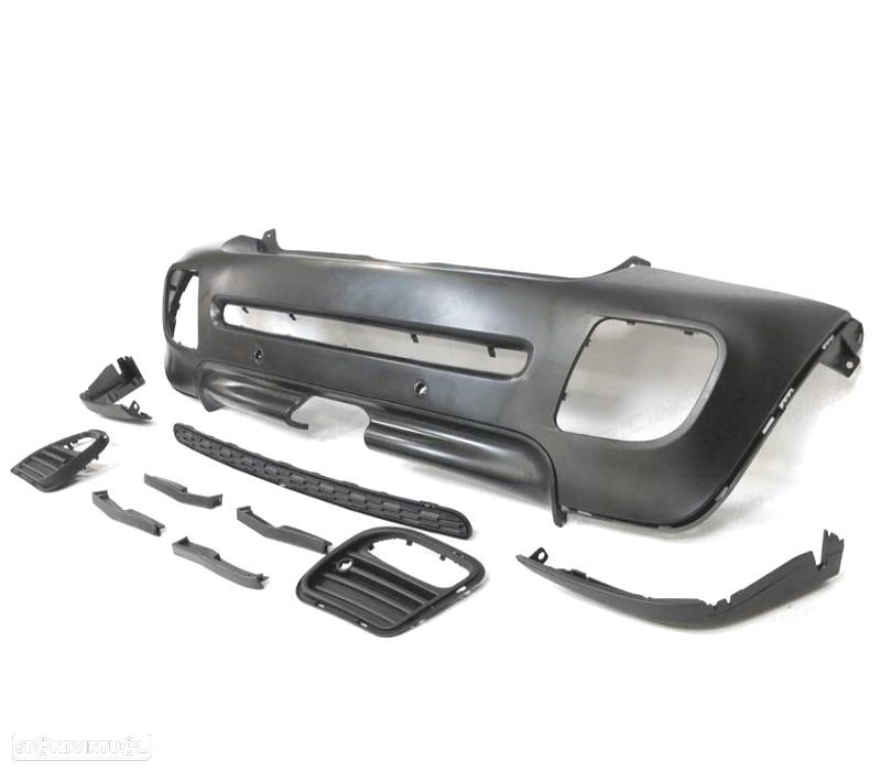 PARA-CHOQUES TRASEIRO MINI R56 R57 R58 06-14 LOOK JCW - 2