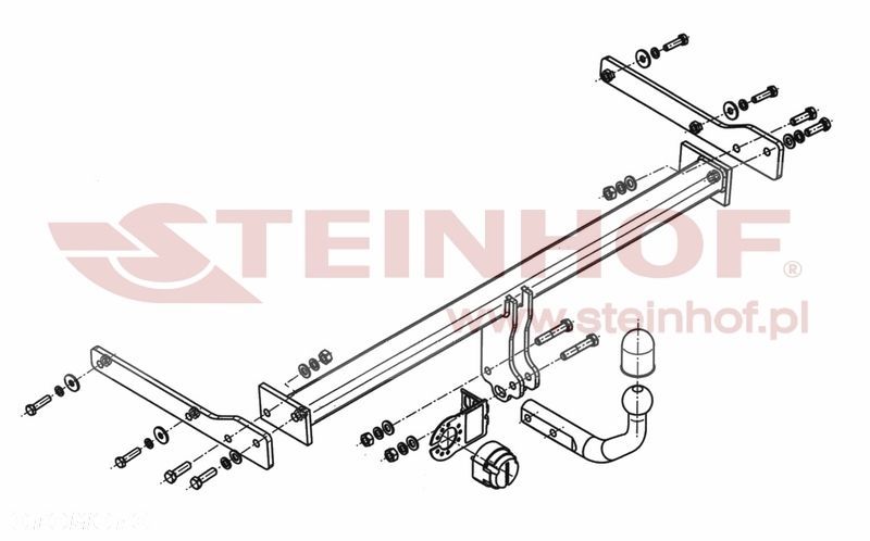 Hak holowniczy + MODUŁ 7PIN do Skoda Rapid Spaceback od 2013 do 2019 - 2