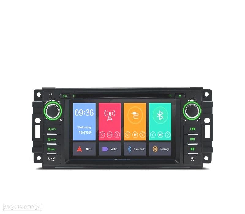 AUTO RADIO GPS ANDROID 11 PARA JEEP DODGE CHRYSLER - 1