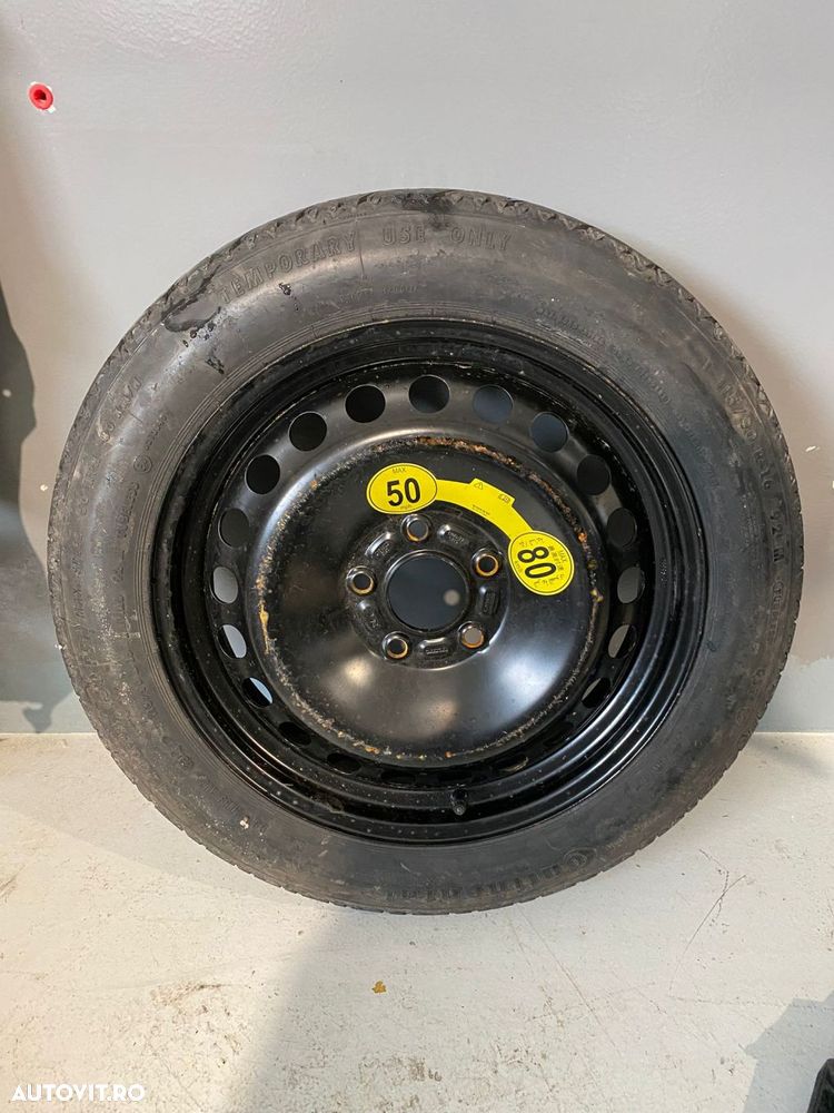 Kit roata de rezerva T115/90 R16 Volvo S40 V50 C30 V40 30683913 32294904 32294905 - 1