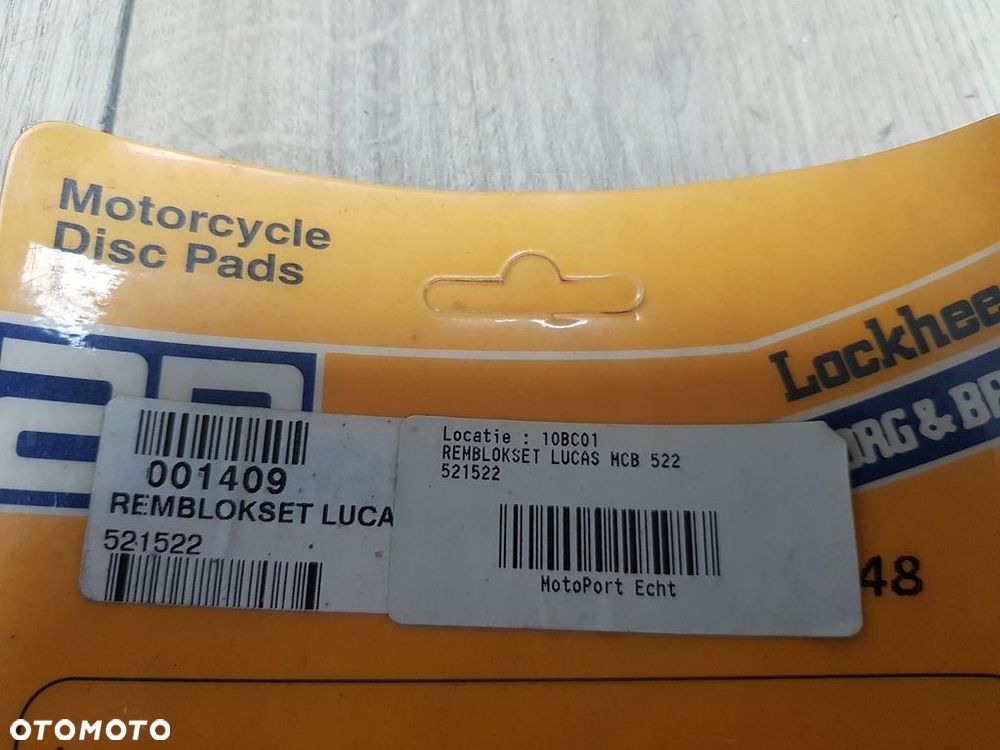 Klocki hamulcowe TRW-Lucas MCB 522 Honda MCX80 Peugeot 50 Vivacity - 3