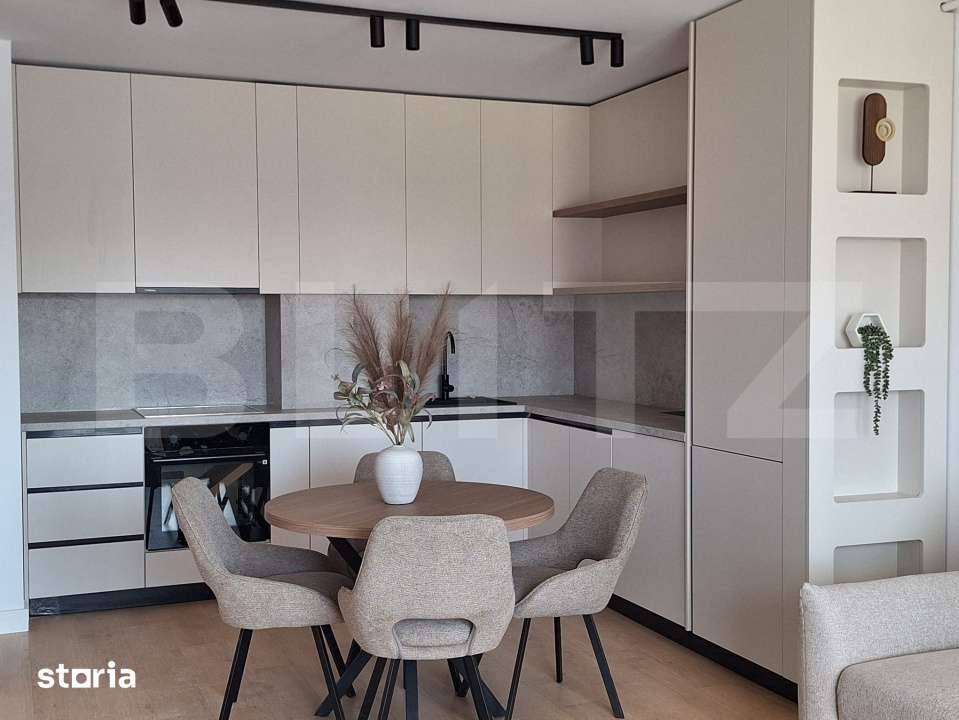Apartament lux 2 camere 45 mp, terasa 10.50 mp, etaj intermediar, gara — fotografia 3