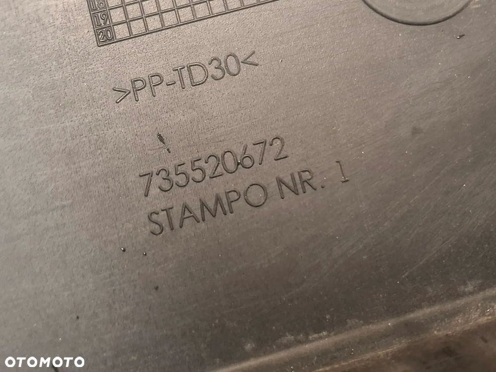 KRATKA ZDERZAKA SRODKOWA FIAT PANDA III 3 SLASK WYSYLKA VAT - 2