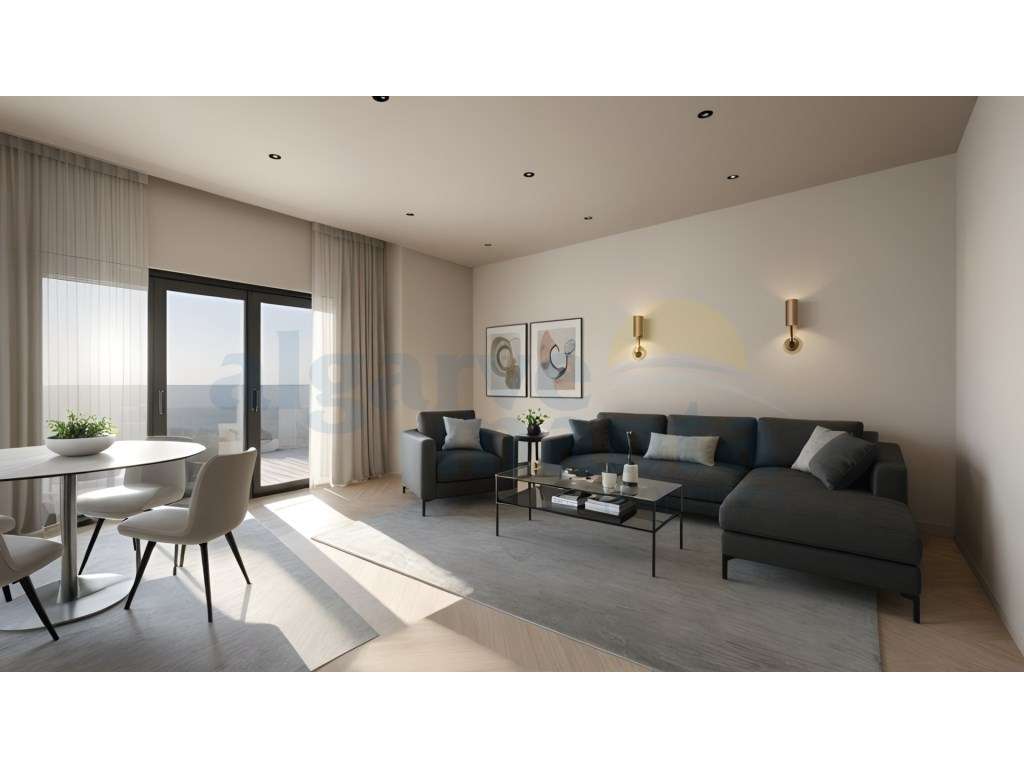 Apartamento T2 num Edifício Novo com Piscina, Junto ao Rio Gilão - ... - Grande imagem: 4/6