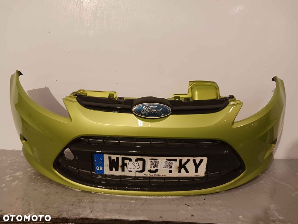 + ZDERZAK PRZÓD PRZEDNI FORD FIESTA MK.7 VII 7 59 ŻÓŁTY ZIELONY - 1