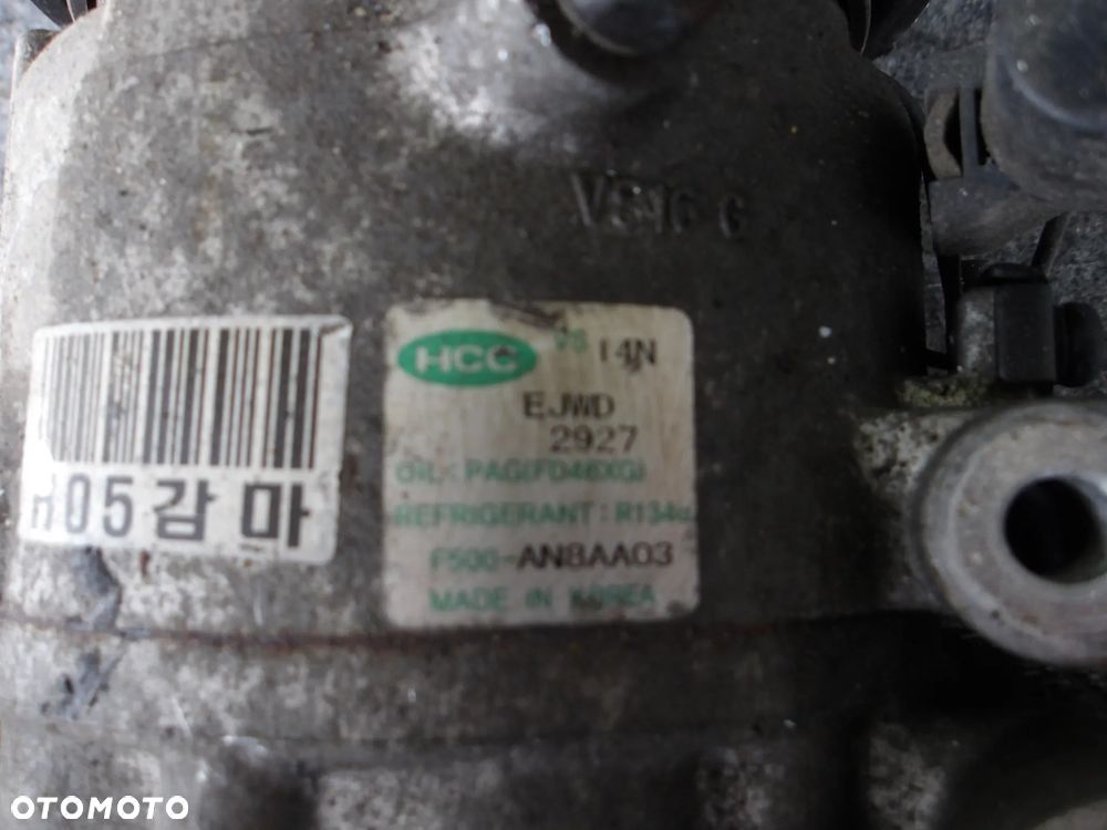 KOMPRESOR SPRĘŻARKA KLIMATYZACJI KIA HYUNDAI F500-AN8AA03 - 2