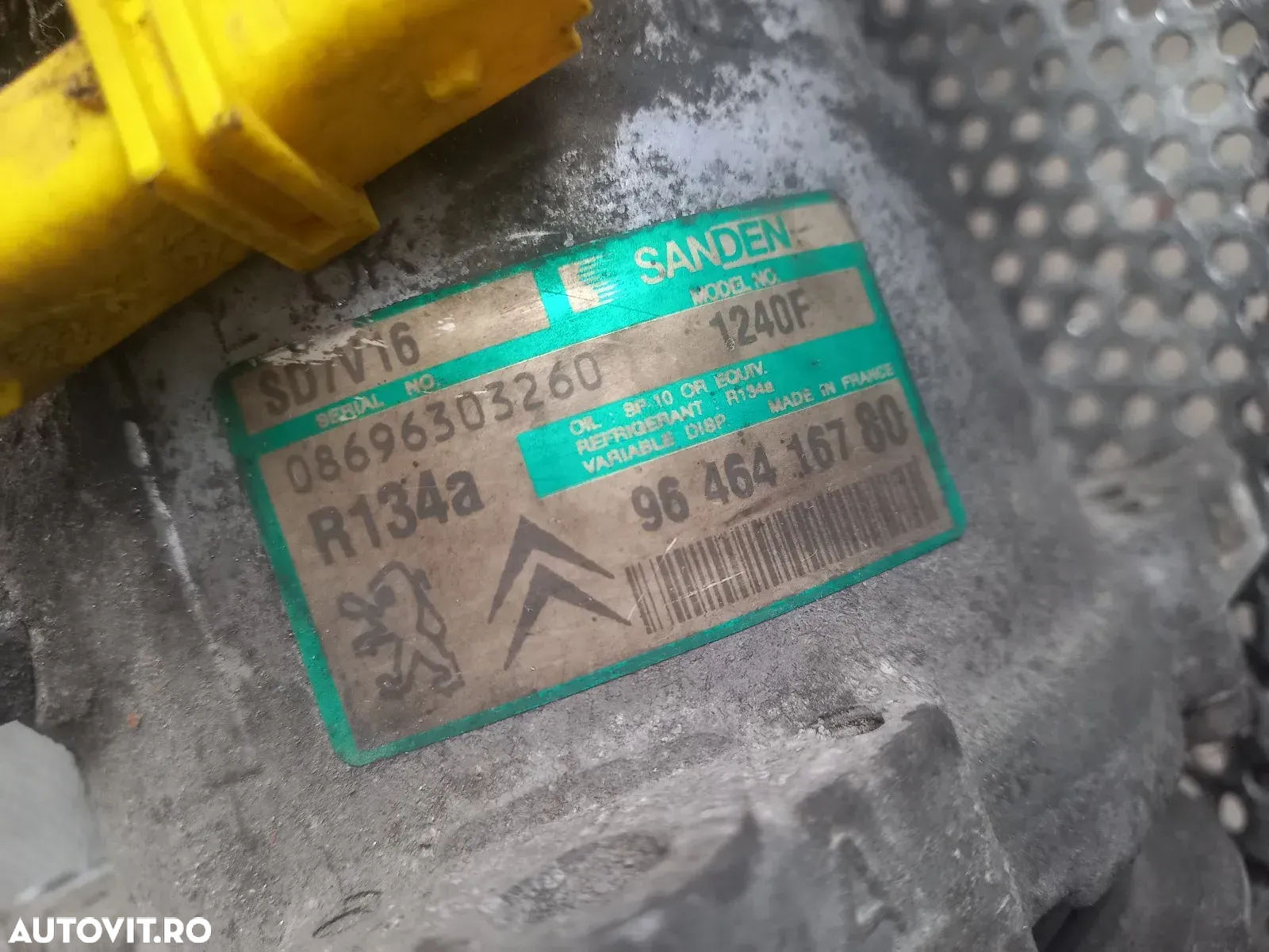 Compresor Clima Peugeot 307 406 206 Expert Citroen C5 Jumpy Jumper Boxer 2.0 Hdi Cod  Motor RHR RHY - 7