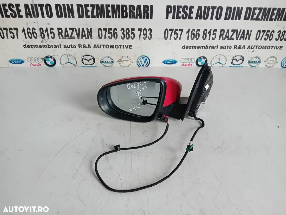 Oglinda Stanga Vw Golf 6 VI Electrica An 2008-2013 6 Fire La Mufa Volan Stanga Europa - 2