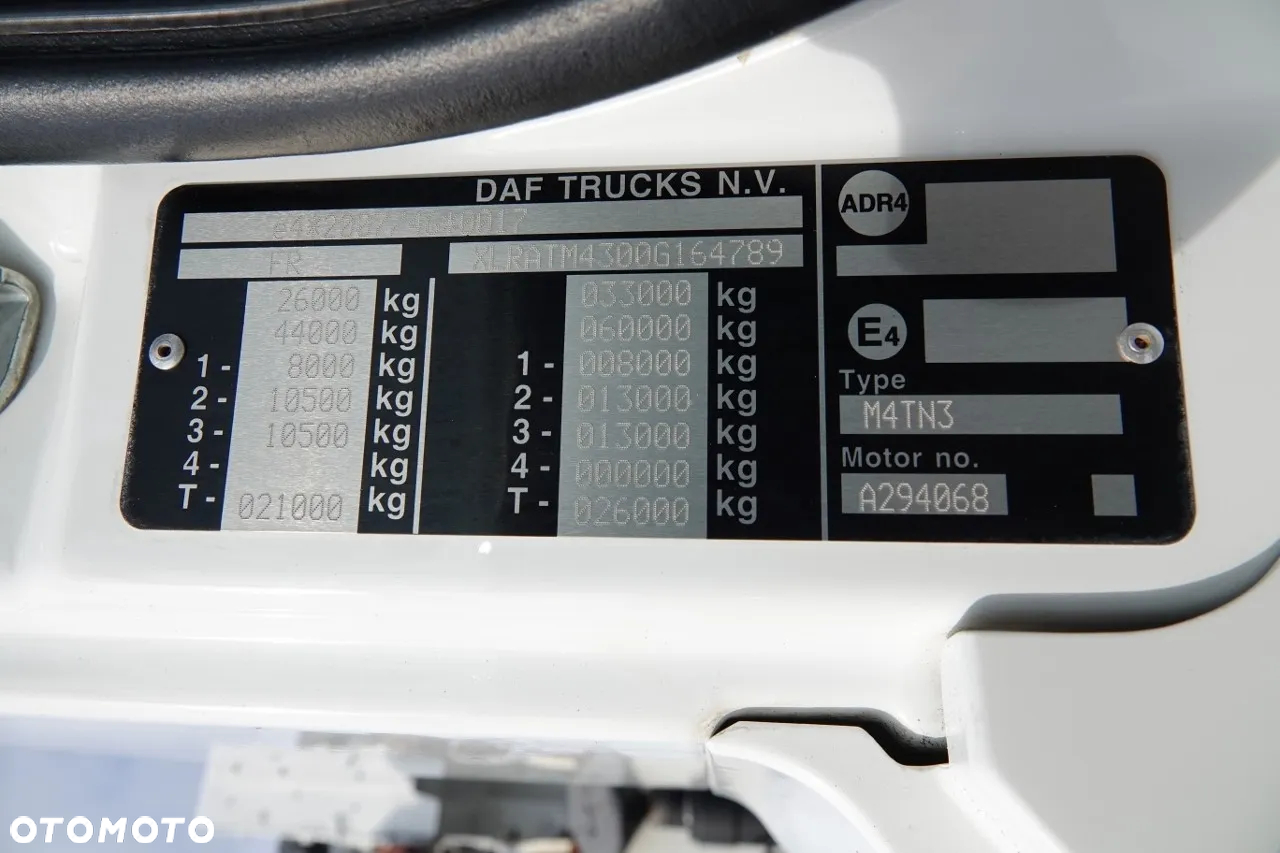 DAF CF 460 / 6x4 / WYWROTKA / HYDROBURTA / + HDS PM 18.5TP wysów: 11 M / STEROWANIE RADIOWE / ROTATOR / ŁYCHA / EURO 6 / 2018 ROK - 36