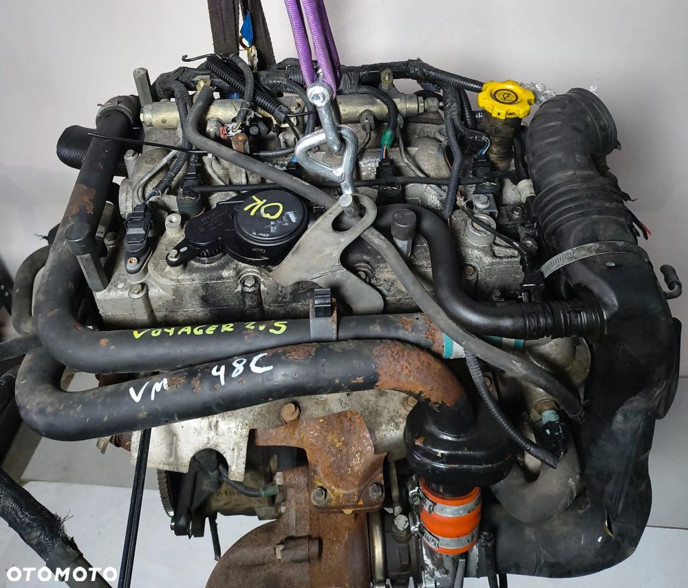 SILNIK KOMPLETNY CHRYSLER VOYAGER IV 2.5 CRD, 01-07, VM48C, EGR Z TYŁU - 4