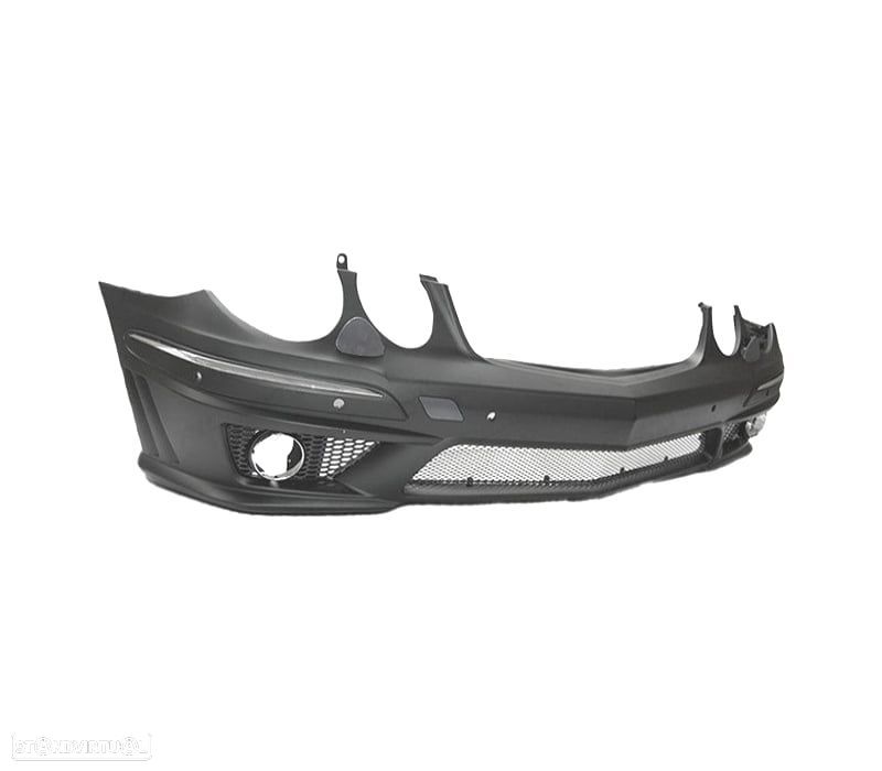 PÁRA-CHOQUES FRONTAL MERCEDES CLASE E W211 06-09 LOOK AMG C63 PDC SRA - 2