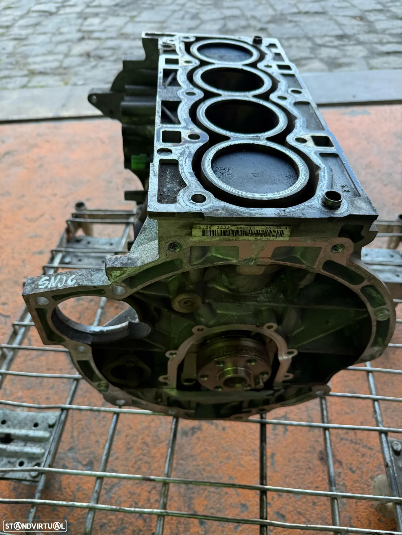 Bloco Do Motor Ford Fiesta VI 1.25i Ref: SNJC - 2