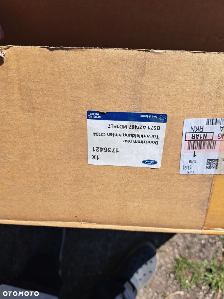 Tapicerka boczek drzwi Lewy tył tylna Ford Mondeo IV MK-4 1736421 BS71-A27407-MD1FL7 - 9