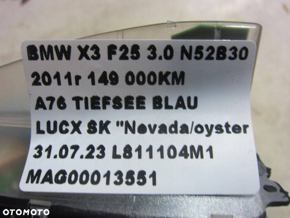 BMW X3 F25 E70 E91 F22 ANTENA DACHOWA 65209209431 - 8