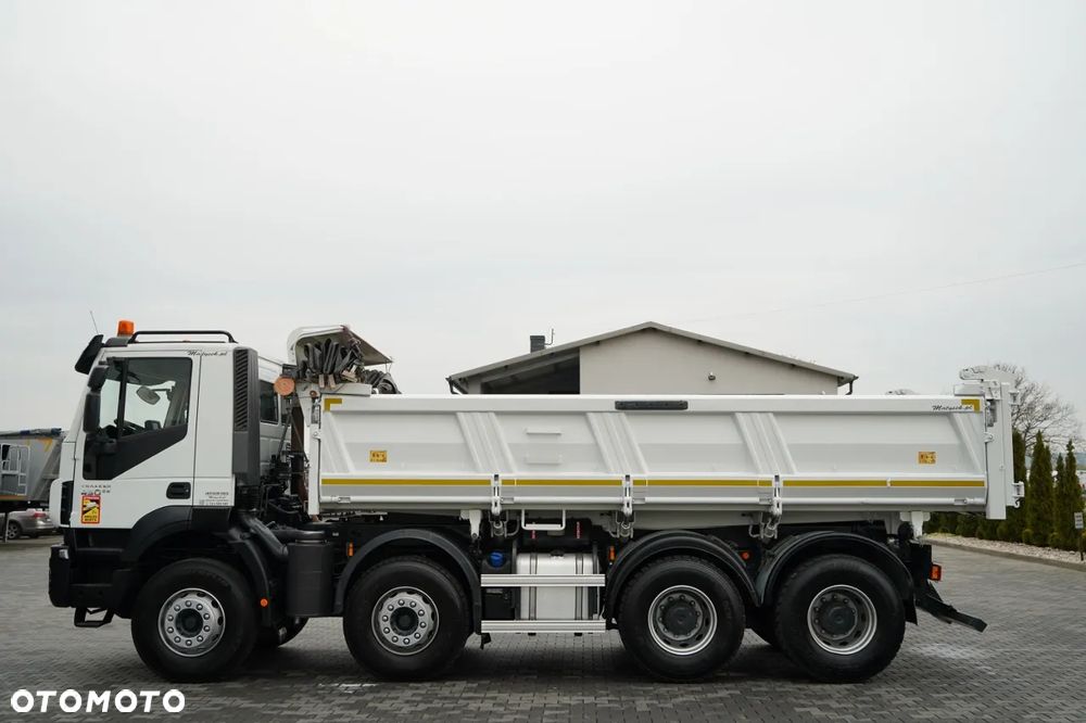 Iveco TRAKKER / 8x4 / WYWROTKA / HYDROBURTA / BORDMATIC / EURO 6 / MEILLER KIPPER - 12