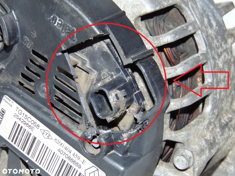 ORYGINAŁ alternator Renault Laguna Megane Scenic 2 II 1.9 DCI diesel 02-09r - 11