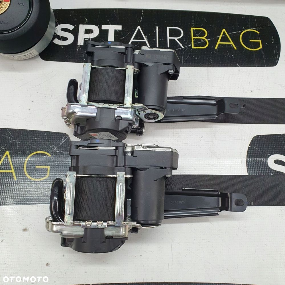 PORSCHE TARGA DESKA ROZDZIELCZA KONSOLA KOKPIT PULPIT PODUSZKI AIRBAG AIR BAG PASY KIT SET - 8