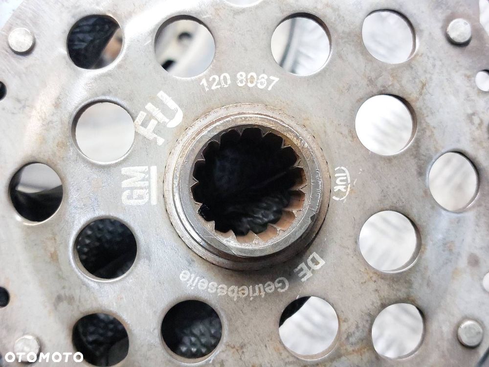 KOŁO DWUMASOWE + TARCZA + DOCISK + ŁOŻYSKO OPOROWE OPEL VECTRA C 2.2 DTI - 5