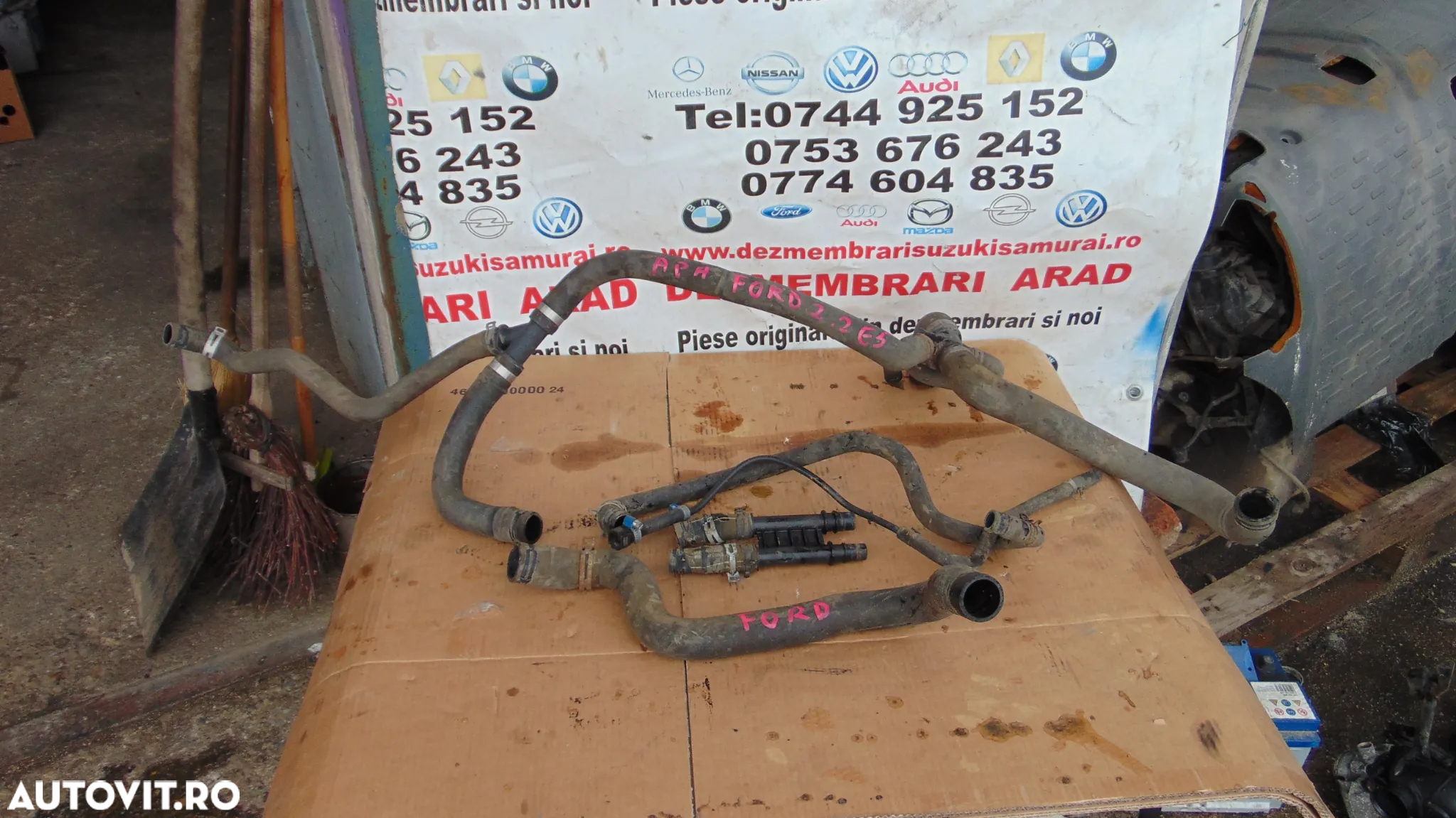 Furtun racire Ford Transit Custom 2.2 furtune apa antigel racire dezmembrez transit custom 2,2 - 3