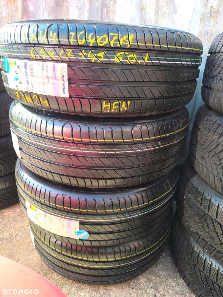 215/60R17 96H Nowe Opony Letnie Lato MICHELIN E-PRIMACY E PRIMACY Nowe Legnica ALU-RAD 215/60 - 1