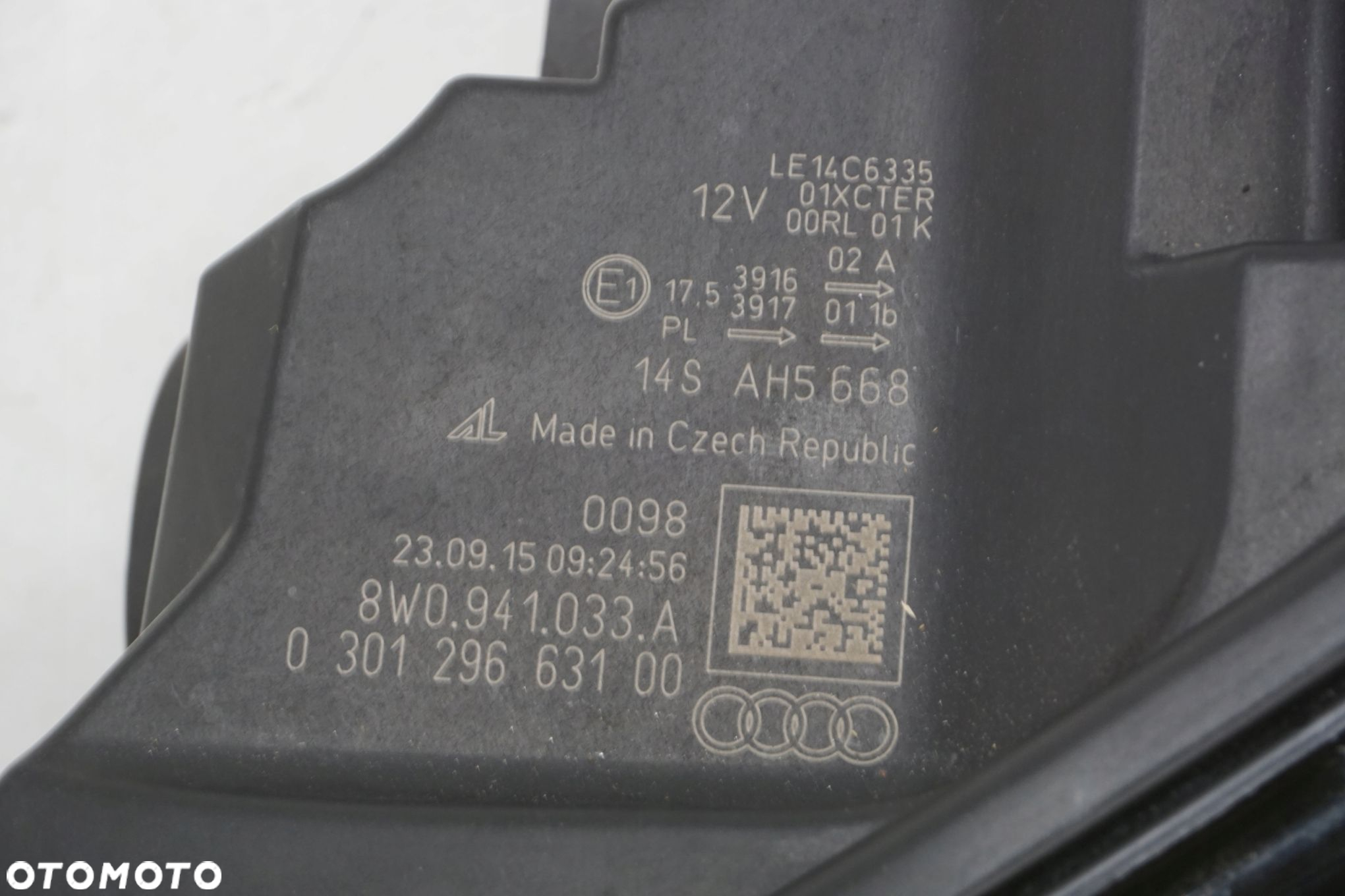 AUDI A4 B9 15R LAMPA LEWY PRZÓD MATRIX ANGLIK UK 8W0941033A - 4